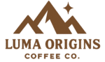 mountains with a star - Luma Origins Coffee Co logo